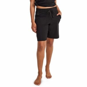 Jockey Black Drawstring Bermuda Shorts